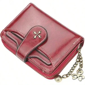 Women Wallets and Purses PU Leather Money Bag Female Short Hasp Purse Small Coin Card Holders Blue Red Clutch New Women Wallet